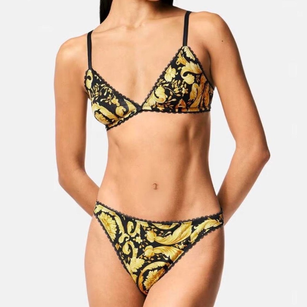 NWT Versace Barocco Bralette